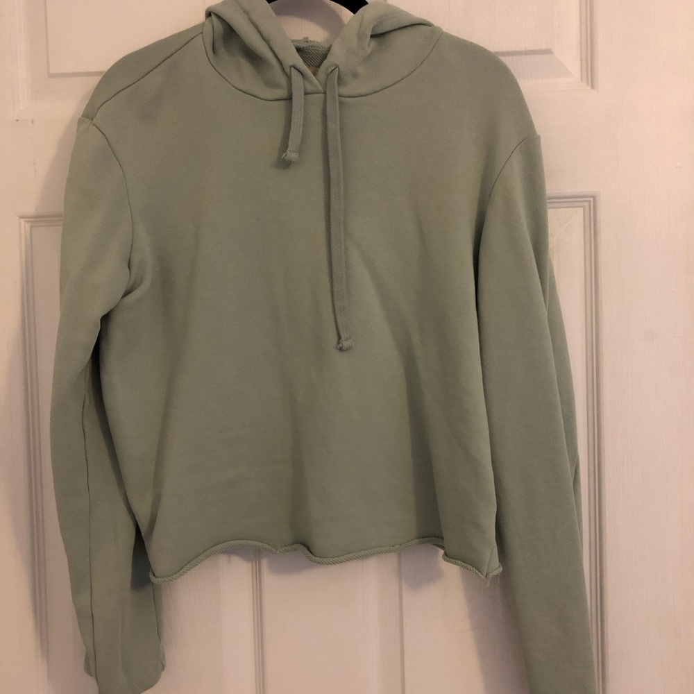 Light green hoodie